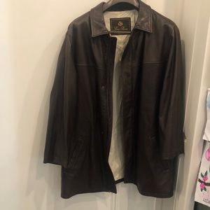 Auth Loro Piana Men’s leather coat